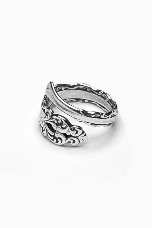 Lara Sterling Silver Spoon Ring