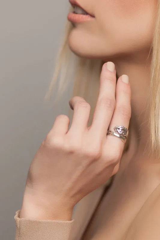 Lara Sterling Silver Spoon Ring