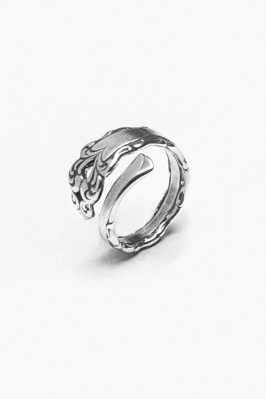 Lara Sterling Silver Spoon Ring