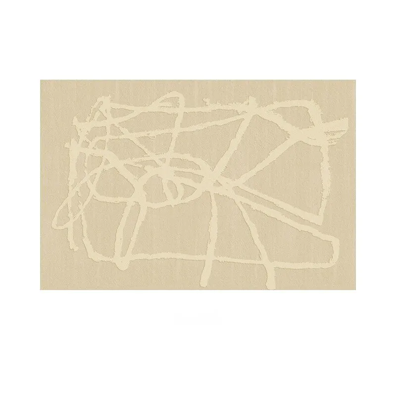 Large Modern Rugs for Living Room, Cream Modern Rugs for Bedroom, Modern Rugs for Dining Room, Abstract Geometric Modern Rugs