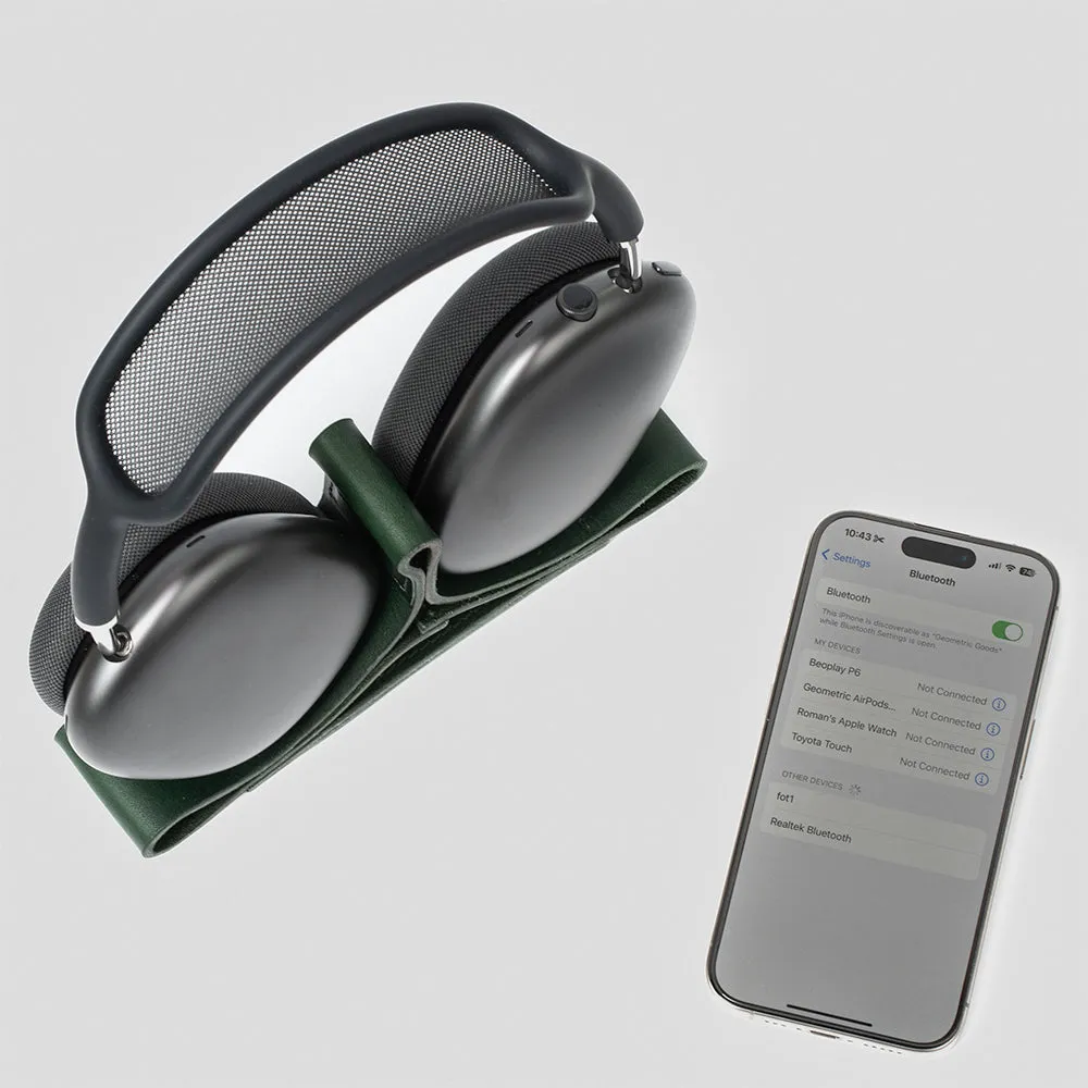 Leather Stand for AirPods Max (Forest Green)