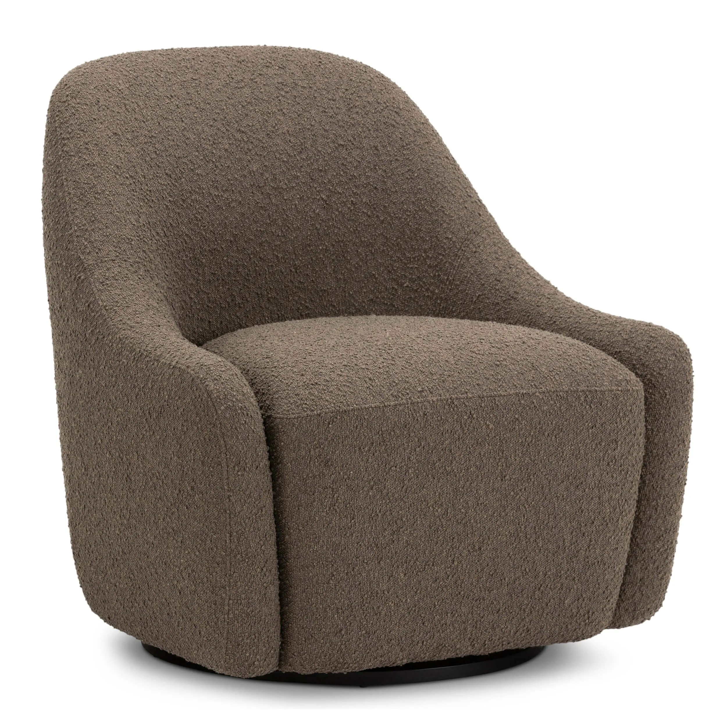 Levi Swivel Chair, Knoll Clay