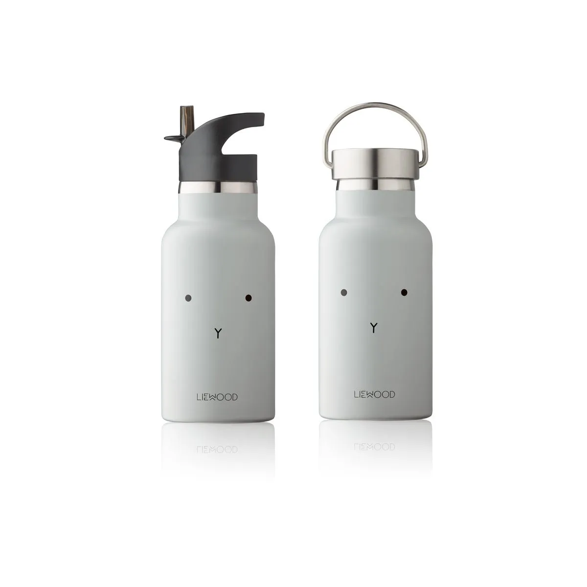Liewood Anker Water Bottle - Rabbit Dumbo Grey