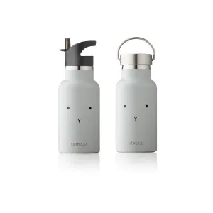Liewood Anker Water Bottle - Rabbit Dumbo Grey