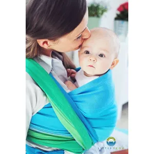 Little Frog Woven Wrap - Marine Opal