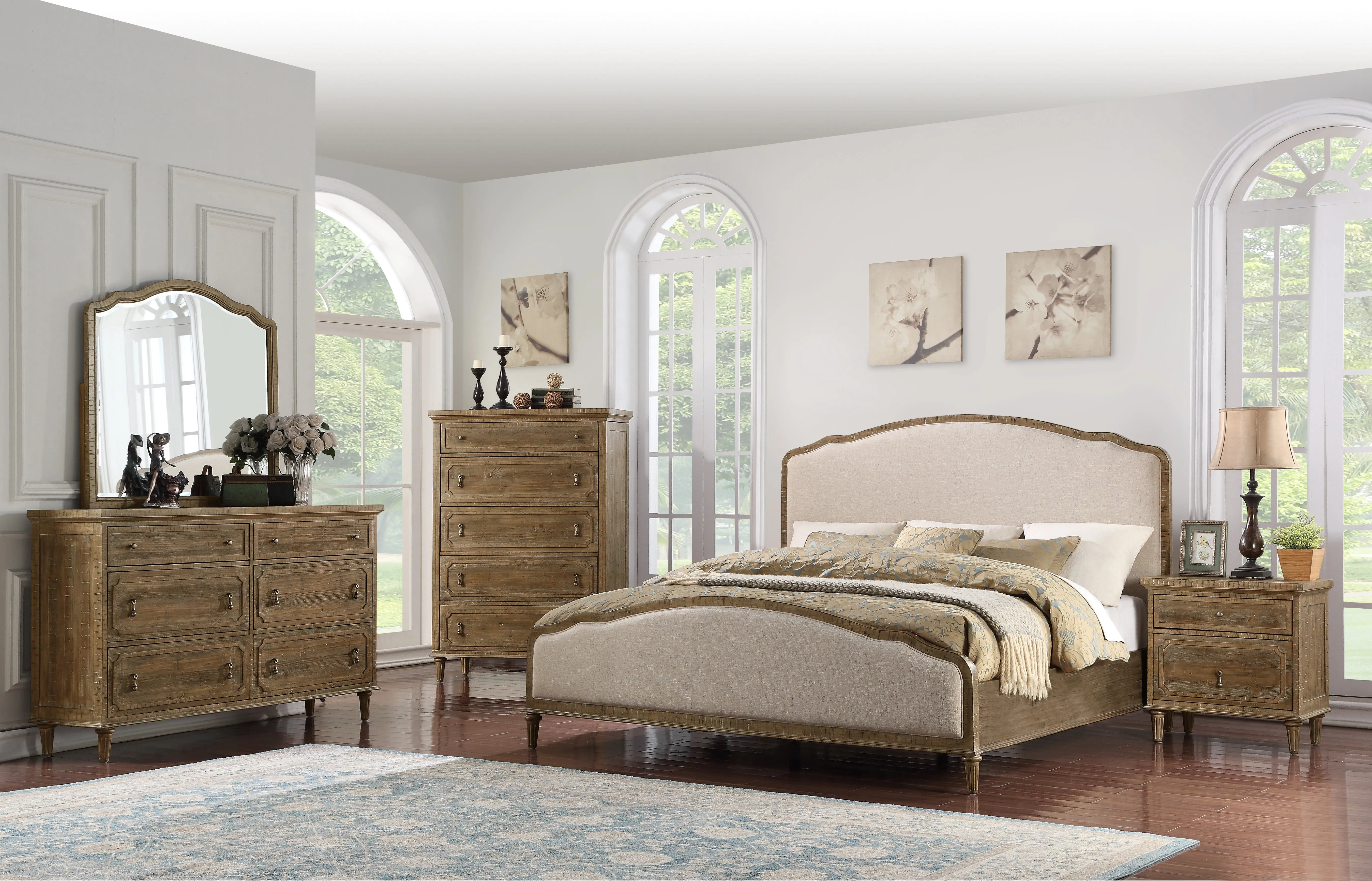 Marseilles Upholstered Bed