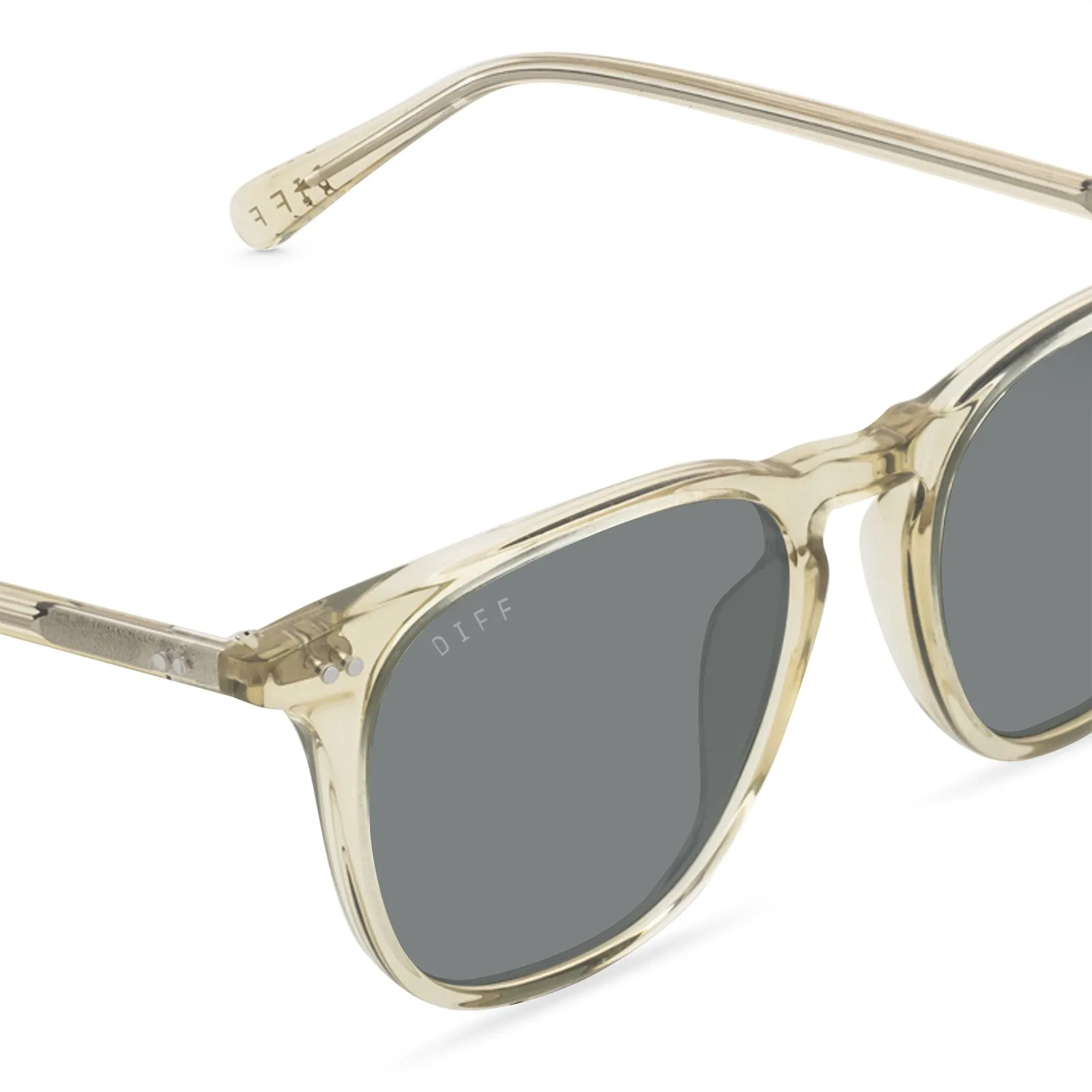 MAXWELL XL - PLATINUM CRYSTAL   G15 POLARIZED SUNGLASSES