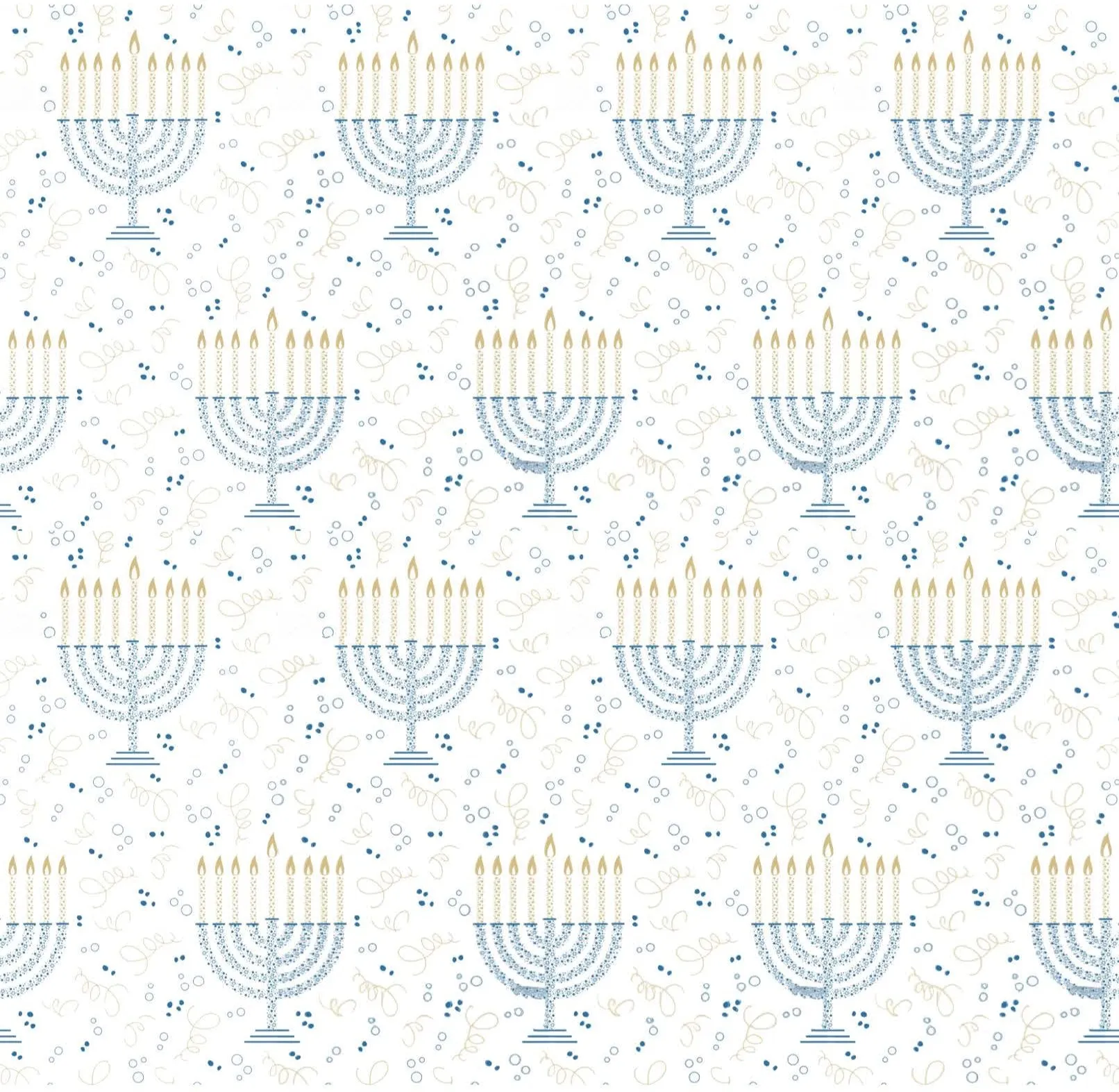 Menorah Confetti - Charger