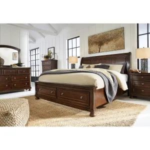 Millennium Porter B697B25 7 pc Queen Storage Sleigh Bedroom Set