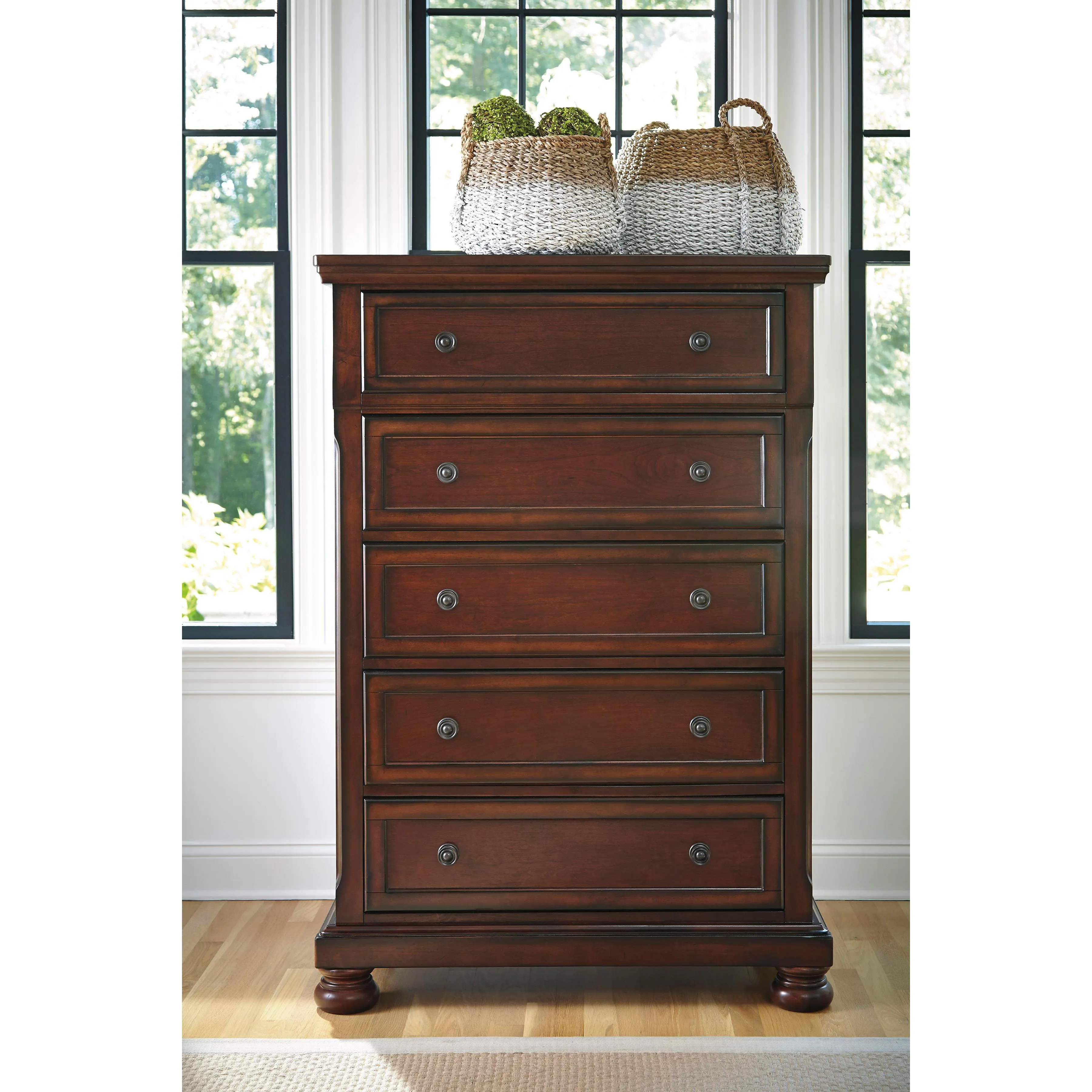 Millennium Porter B697B25 7 pc Queen Storage Sleigh Bedroom Set