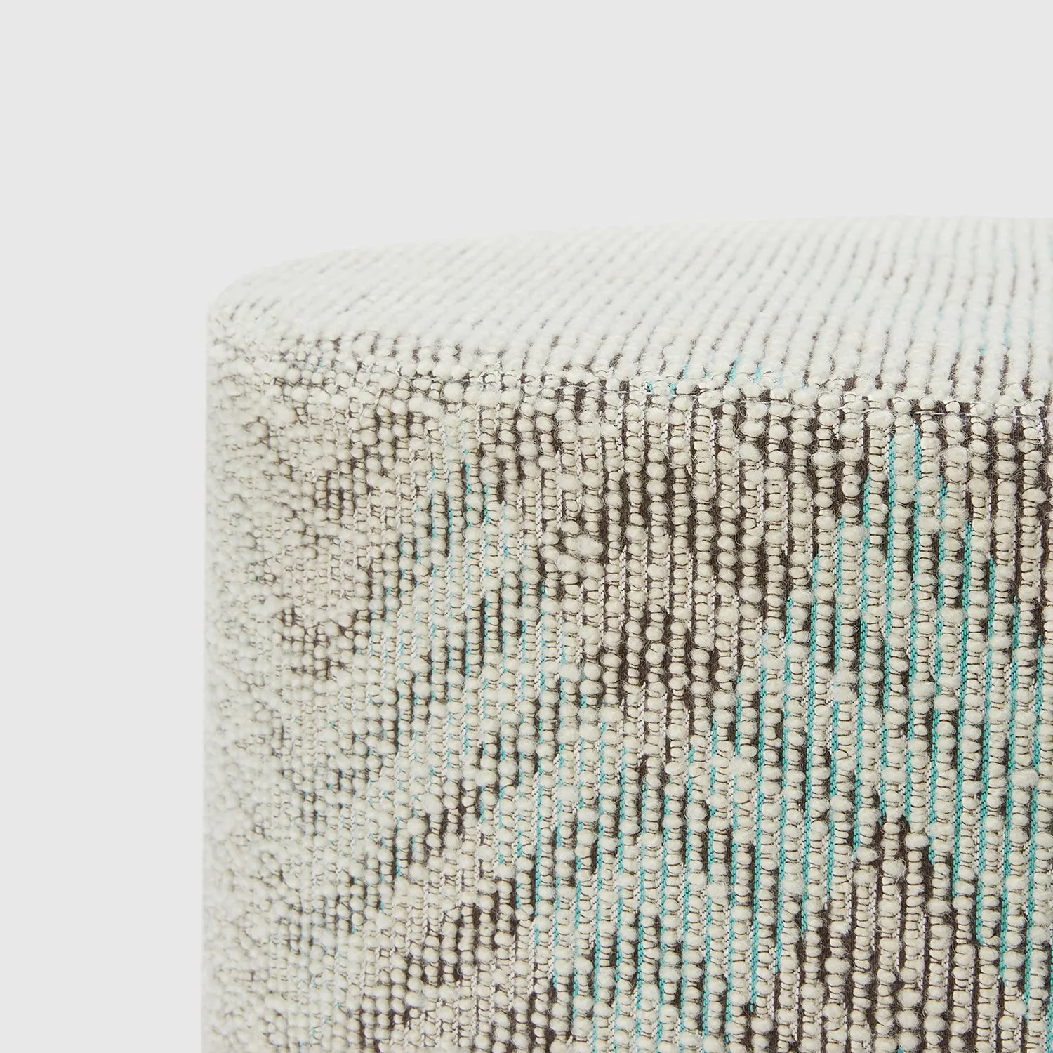missoni home | dinamico boucle cylinder pouf | colour 174