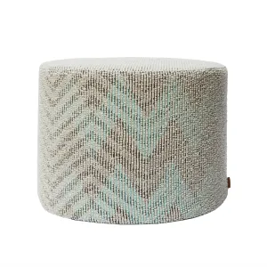 missoni home | dinamico boucle cylinder pouf | colour 174