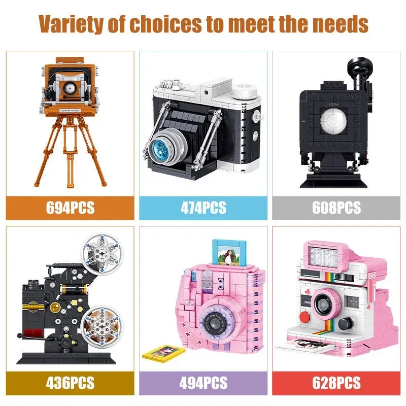MOC Idea Digital Photo Camera MINI Bricks Toy 00849