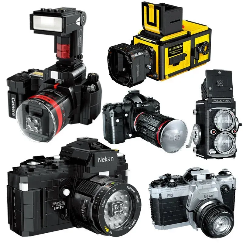 MOC Idea Digital Photo Camera MINI Bricks Toy 00849