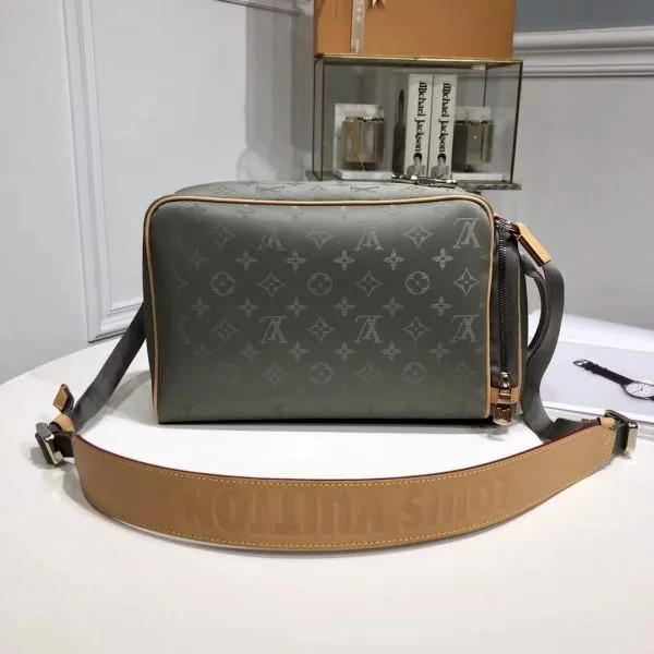 Monogram Titanium Canvas Camera Bag M43884 2018