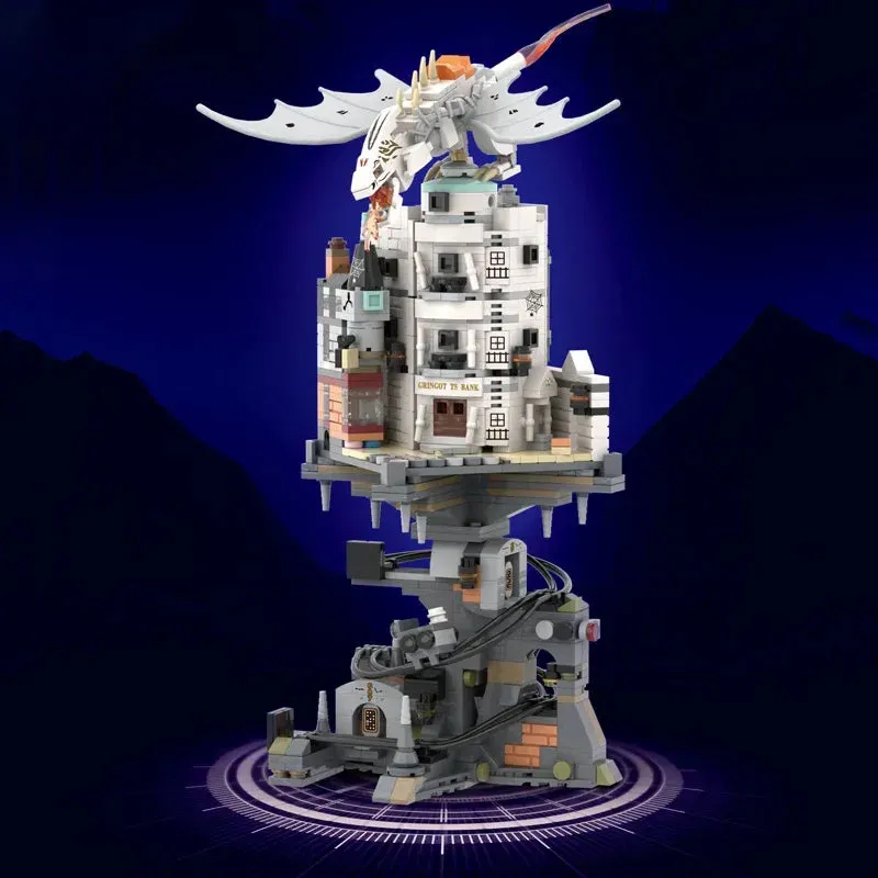 Movie Expert Harry Potter Gringotts Ghost Castle Bricks Toy