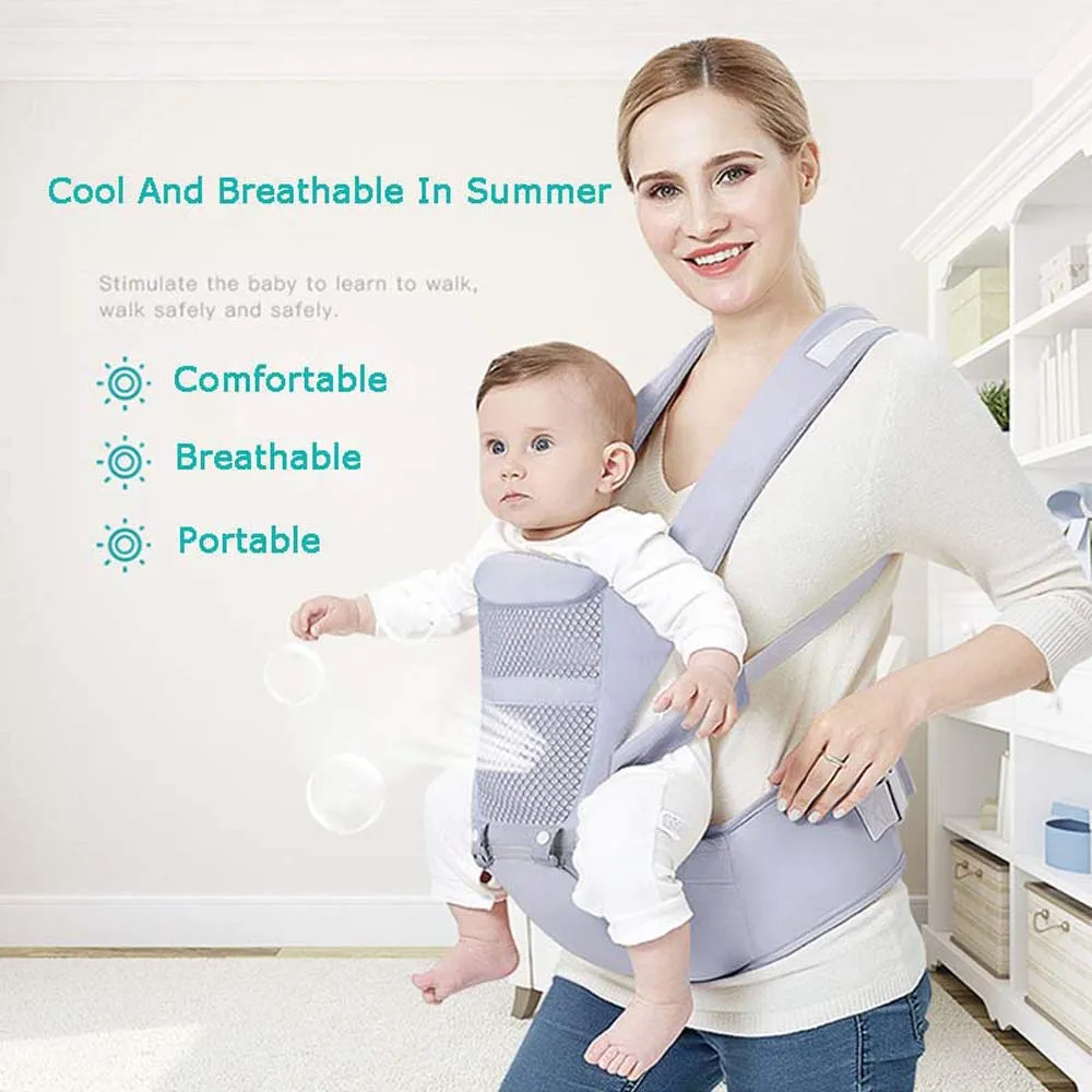 Mult-Functional Infant Carrier Seat Offering Excellent Lower Back Comfort With a Thick Waist support Belt
