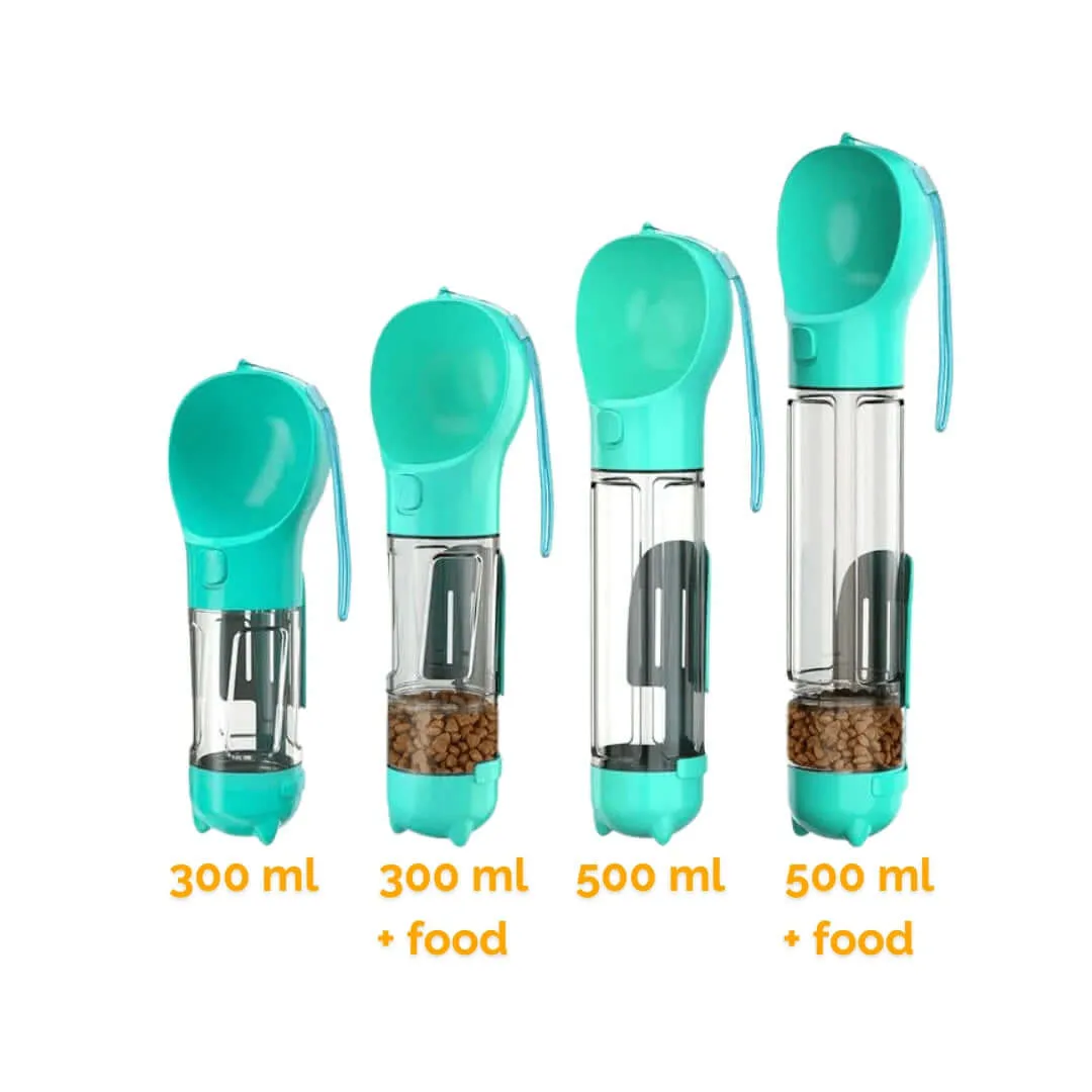 Multifunctional dog water bottle