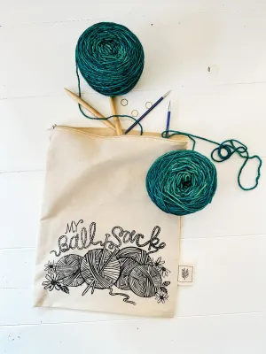 My Ball sack Knitting bag