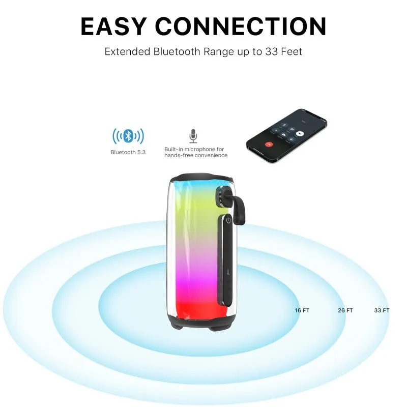 MyBat Pro Firefly Plus Bluetooth Speaker - Black