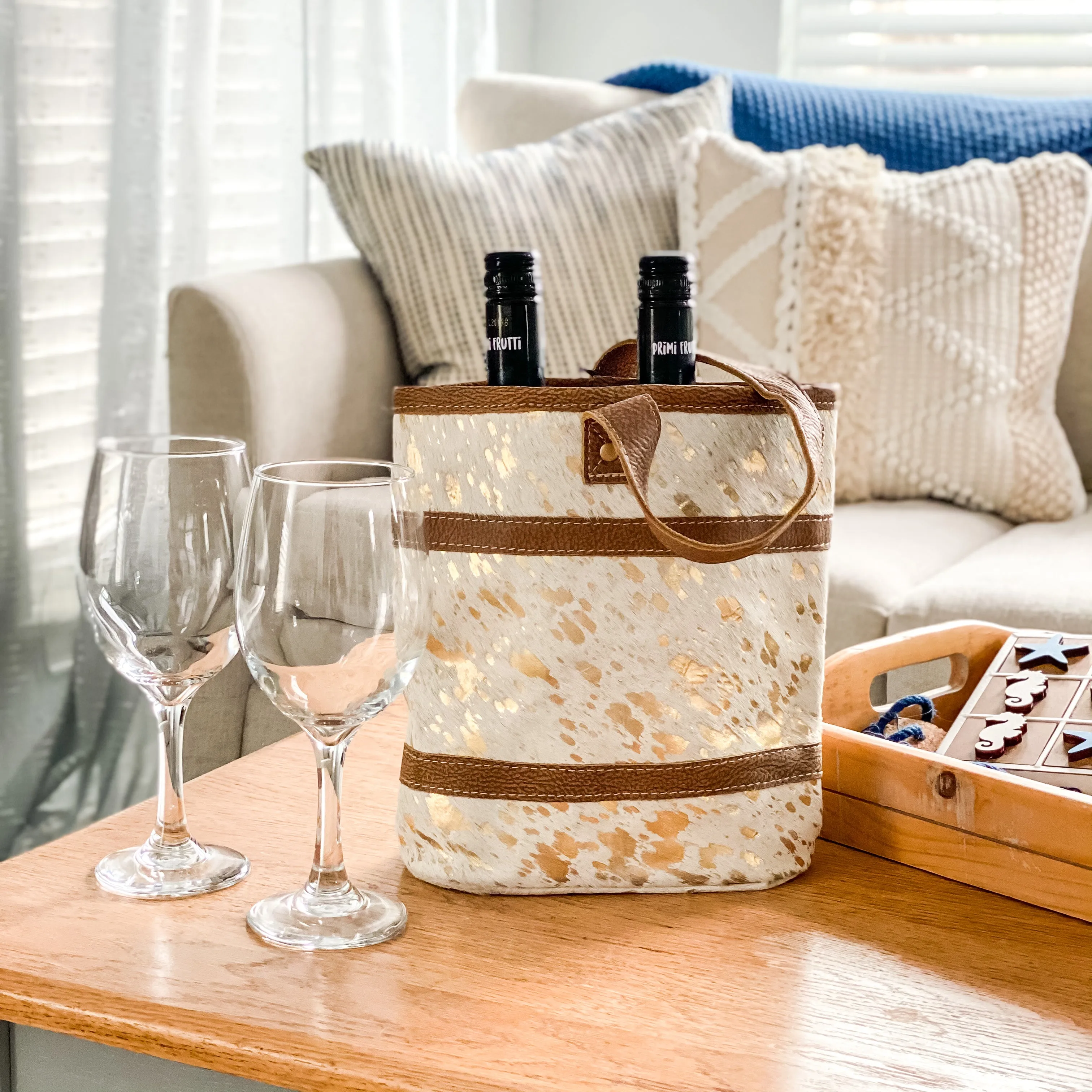 Myra Bag Inebirated Ivory Wine Bag
