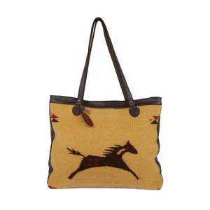 MZ Fair Trade Wild Horse Wool  Shoulder Bag 13-3010