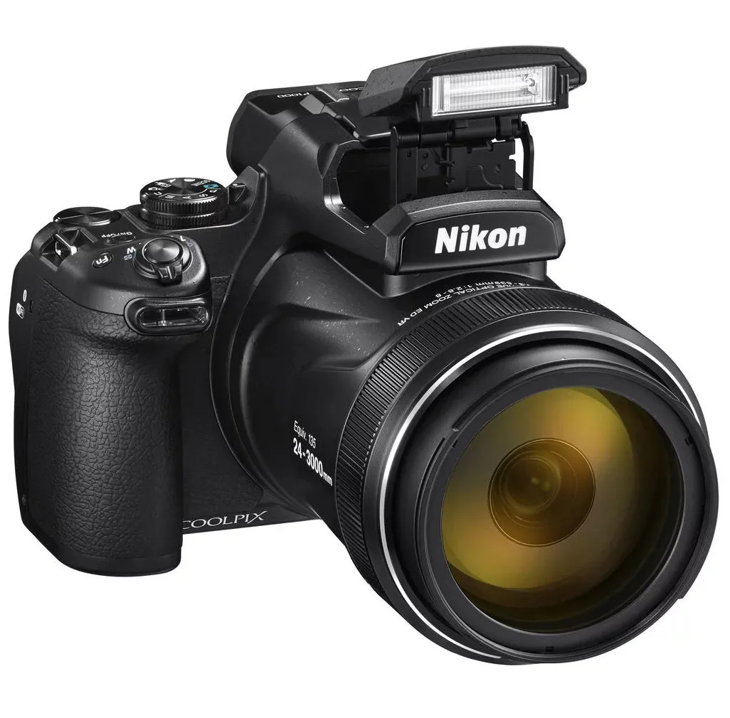 Nikon COOLPIX P1000 125x Zoom Digital Camera (26522)   64GB SD Card   Bag (Intl)