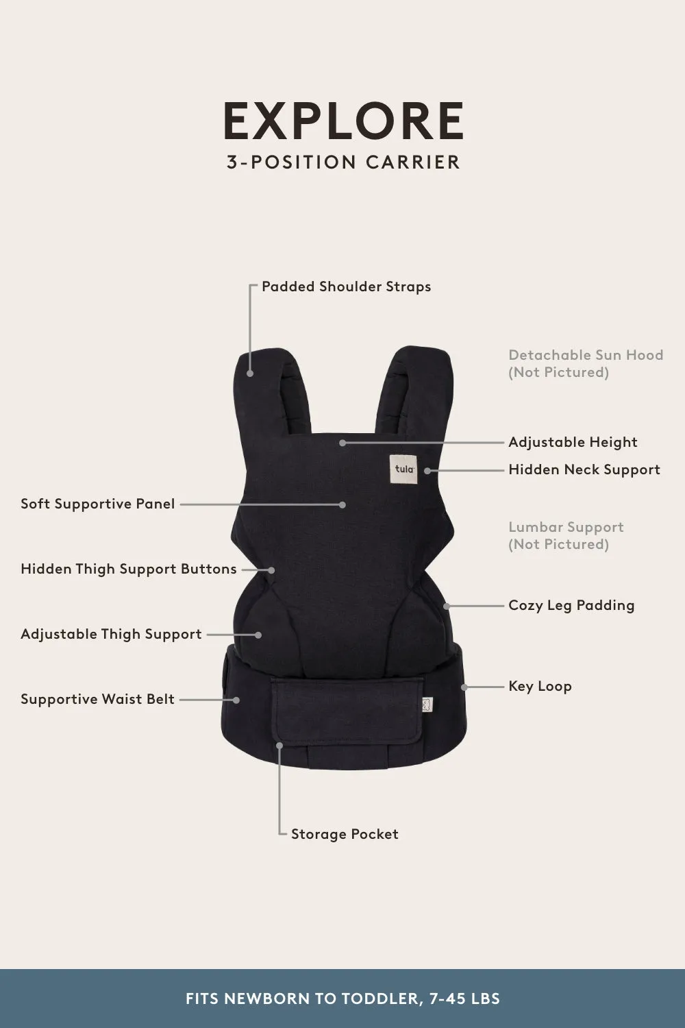 Ochre - Corduroy Explore Baby Carrier