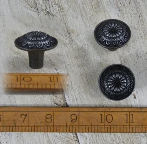 Ornate Antique Iron Knob