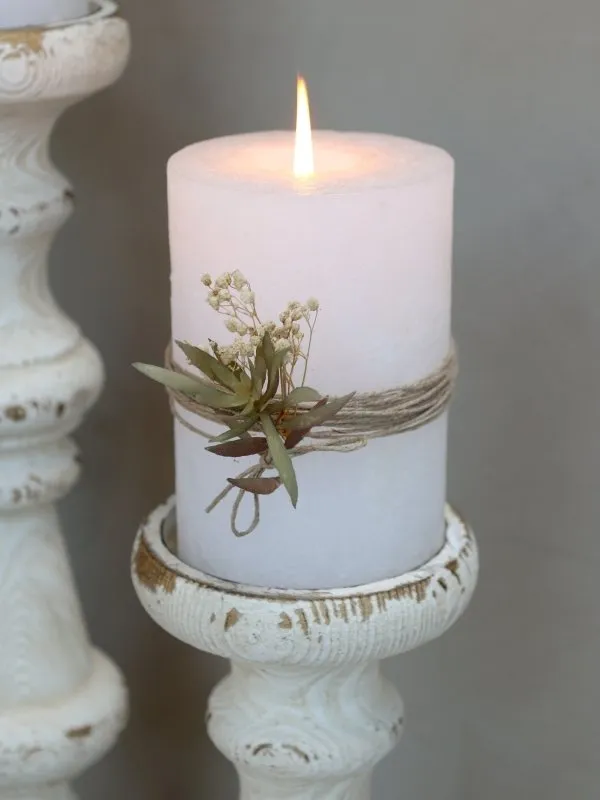 Ornate Pillar Candle Holder