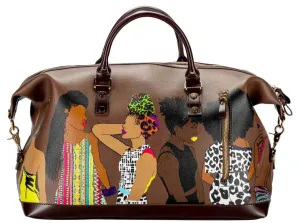 Pardon My Fro Squad Travel Bag - Expresso