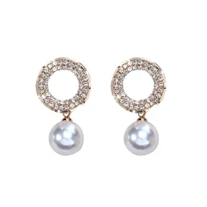 Pearldrop Diamond Earrings