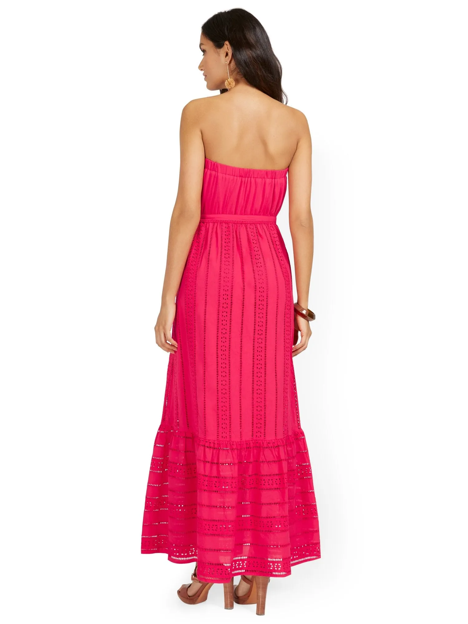 Petite Eyelet Maxi Dress