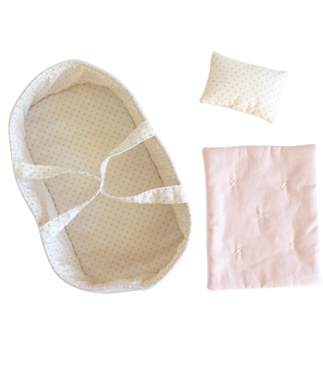 Pink & Dot Doll Carrier
