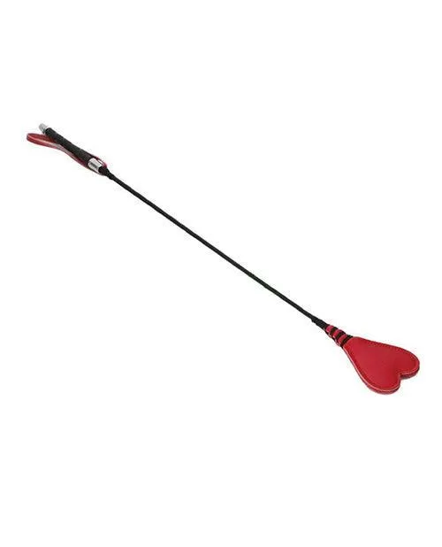 Plesur 26" Heart Pvc Crop - Black-red