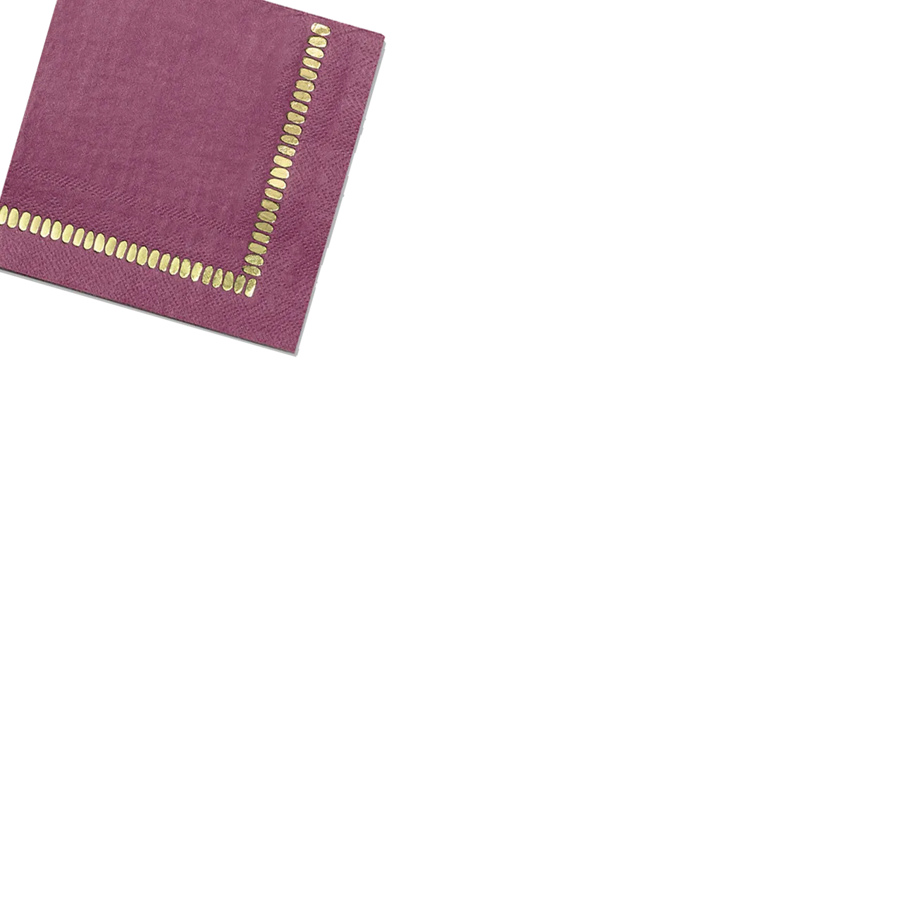 Plum Brushstroke Cocktail Napkins (25 per pack)