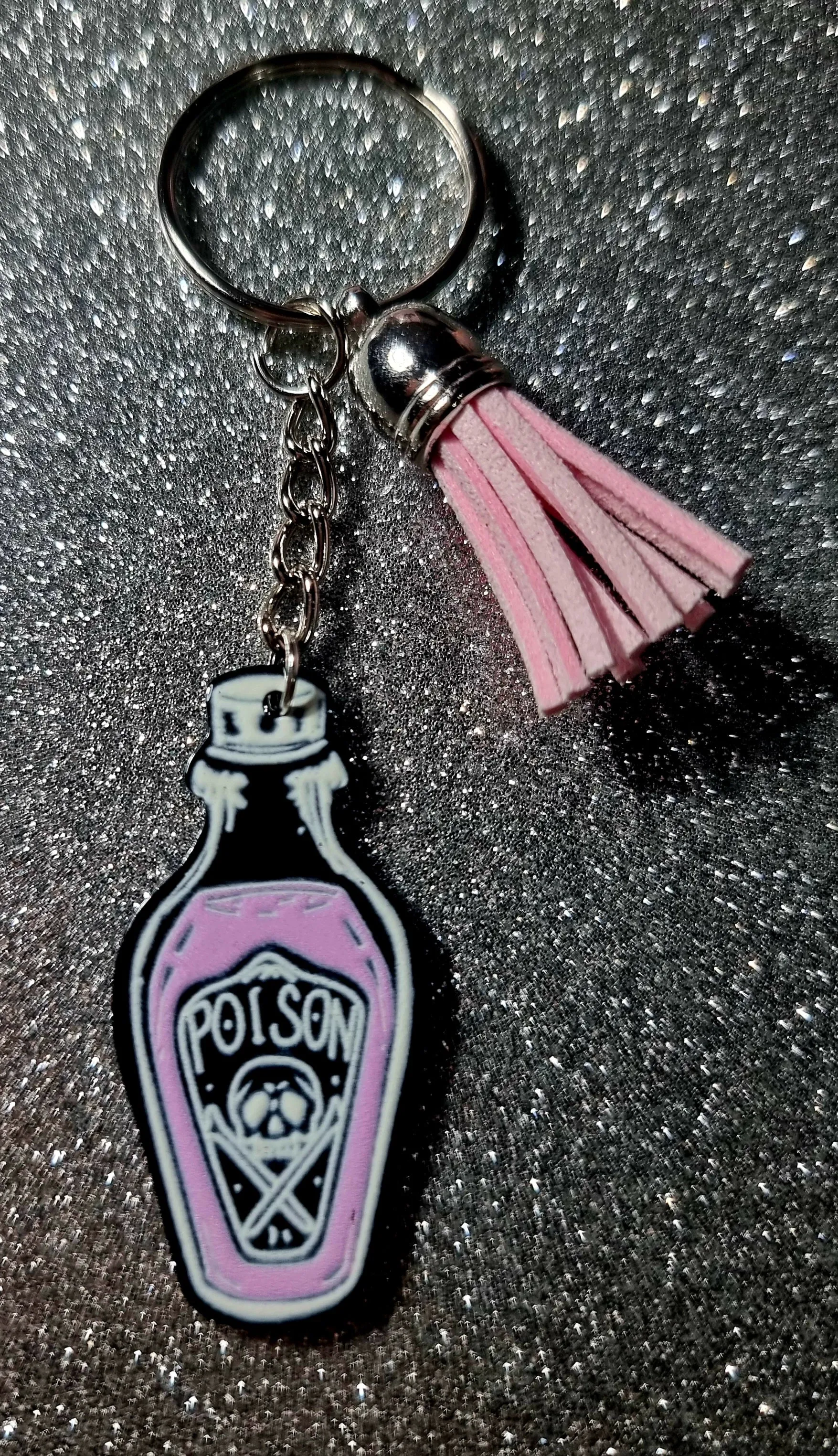 Poison Bottle Keychain