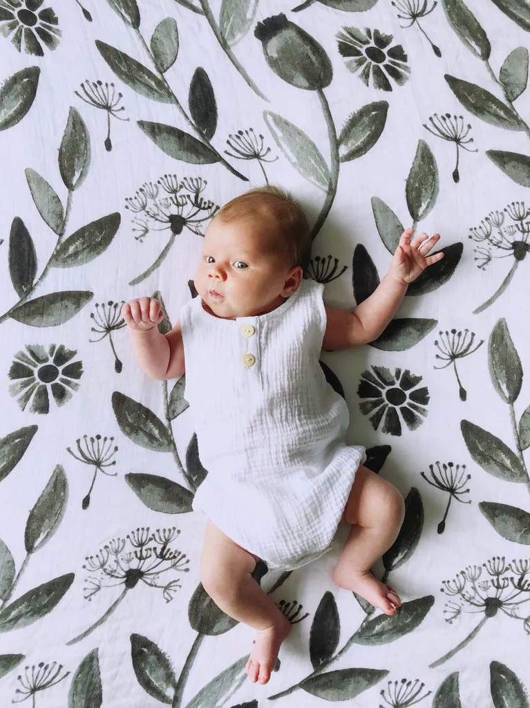Pop Ya Tot - Muslin Swaddle - In The Meadow