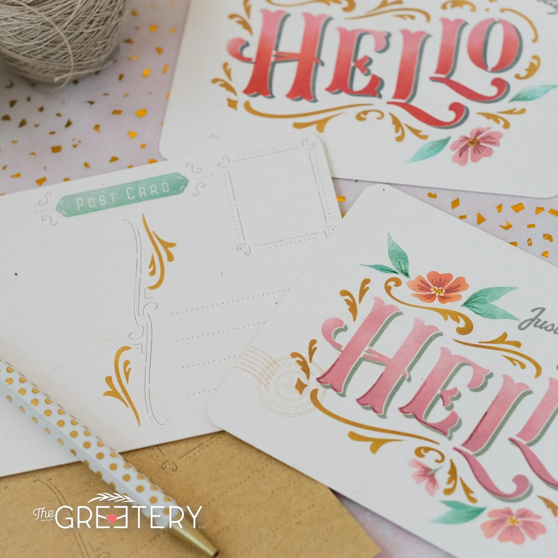 Postcard Details Pierce Plate