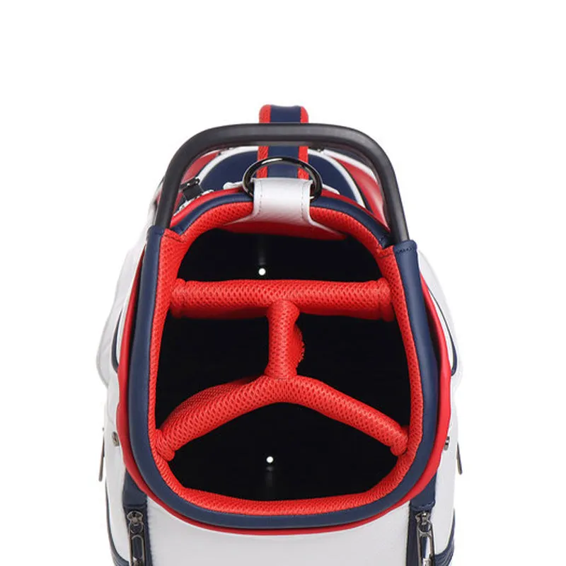 PUMA 9" ALPHACAT Nitro Caddy Bag (White/Red/Navy)