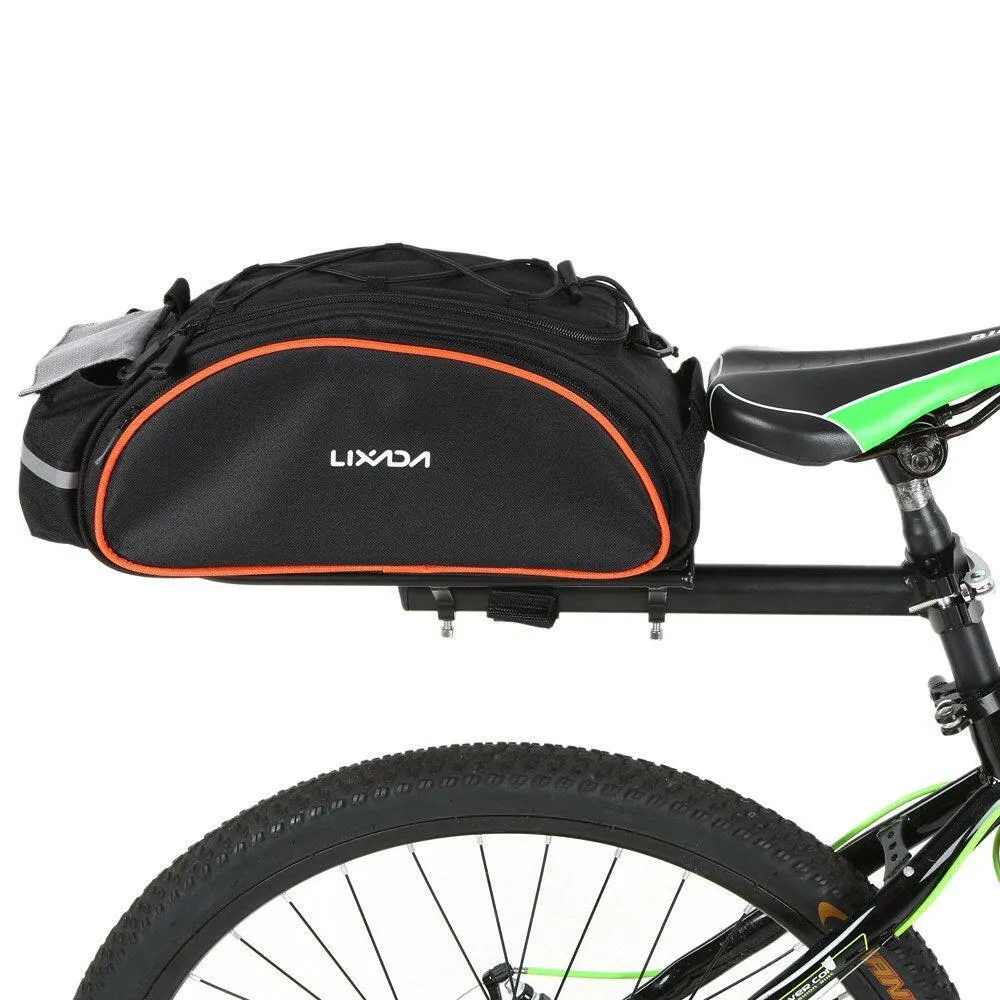 Retractable Aluminum Alloy Cycling Bike Rear Seat Post Rack Bicycle Pannier Luggage Cargo Carrier Rack