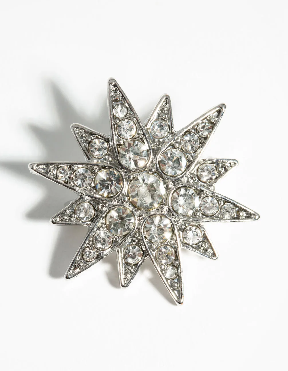 Rhodium Spiked Broach