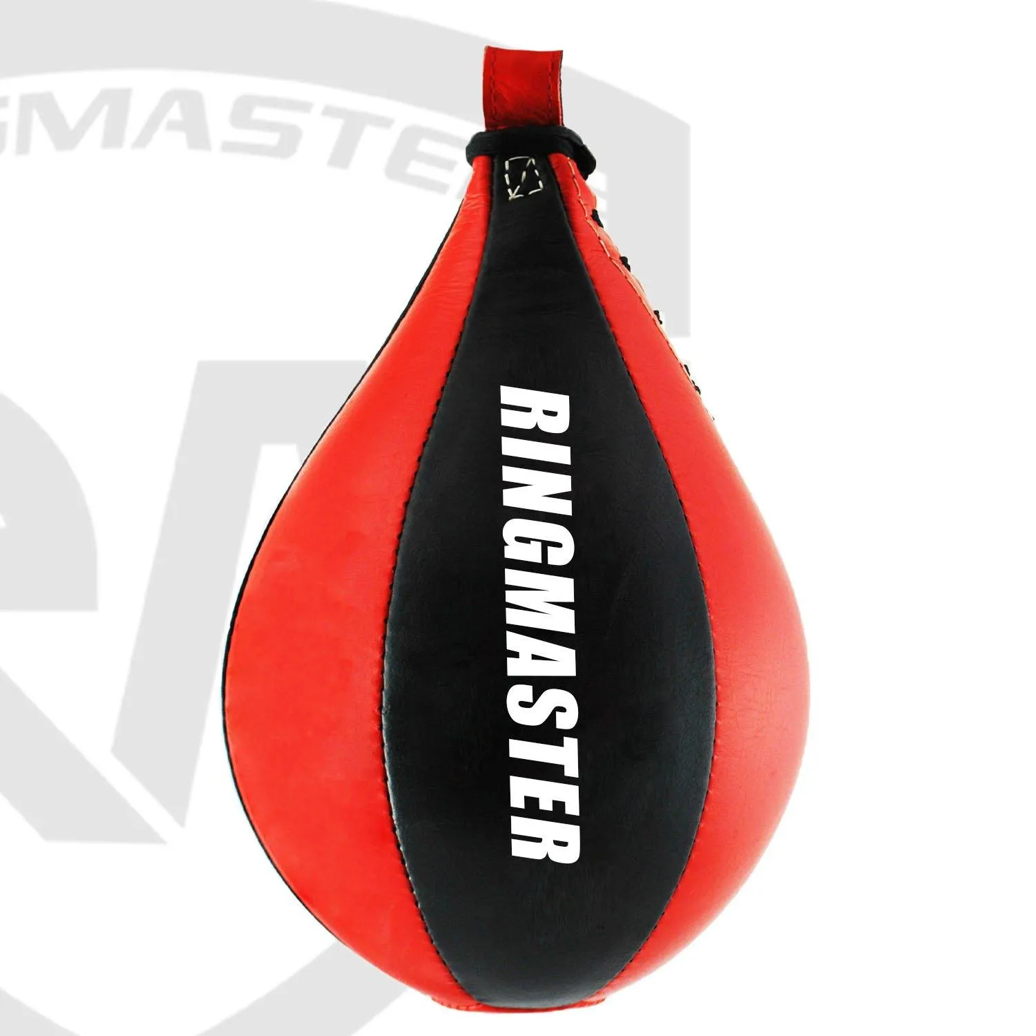 RingMaster Sports Speed Ball Genuine Leather Red/Black