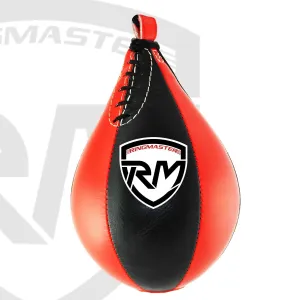 RingMaster Sports Speed Ball Genuine Leather Red/Black