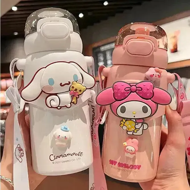 Sanrio Kuromi & Friends Steel Kawaii Bottle (460 ml)