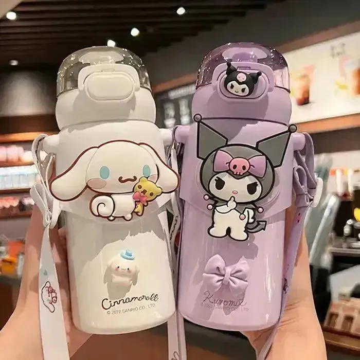 Sanrio Kuromi & Friends Steel Kawaii Bottle (460 ml)