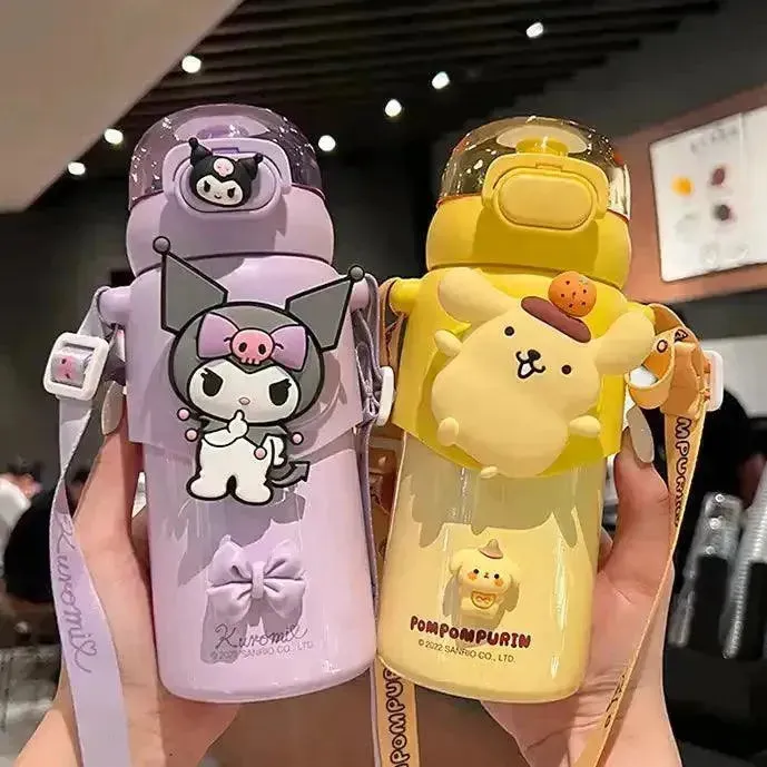 Sanrio Kuromi & Friends Steel Kawaii Bottle (460 ml)