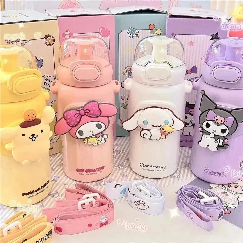 Sanrio Kuromi & Friends Steel Kawaii Bottle (460 ml)