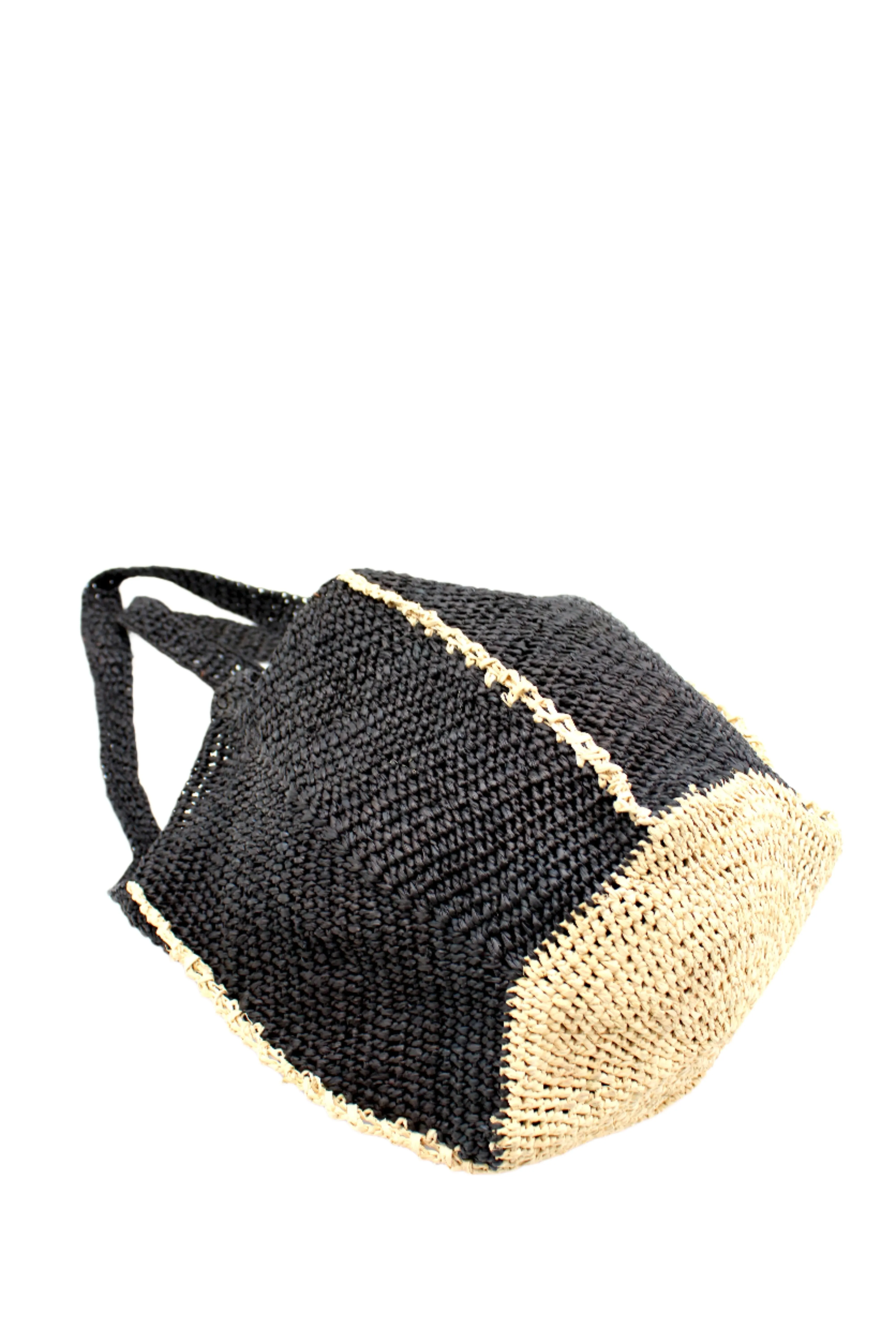 Sea See Crochet Straw Shoulder Bag