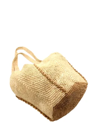 Sea See Crochet Straw Shoulder Bag
